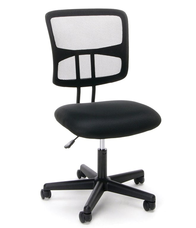 OFM Essentials Swivel Armless Chair