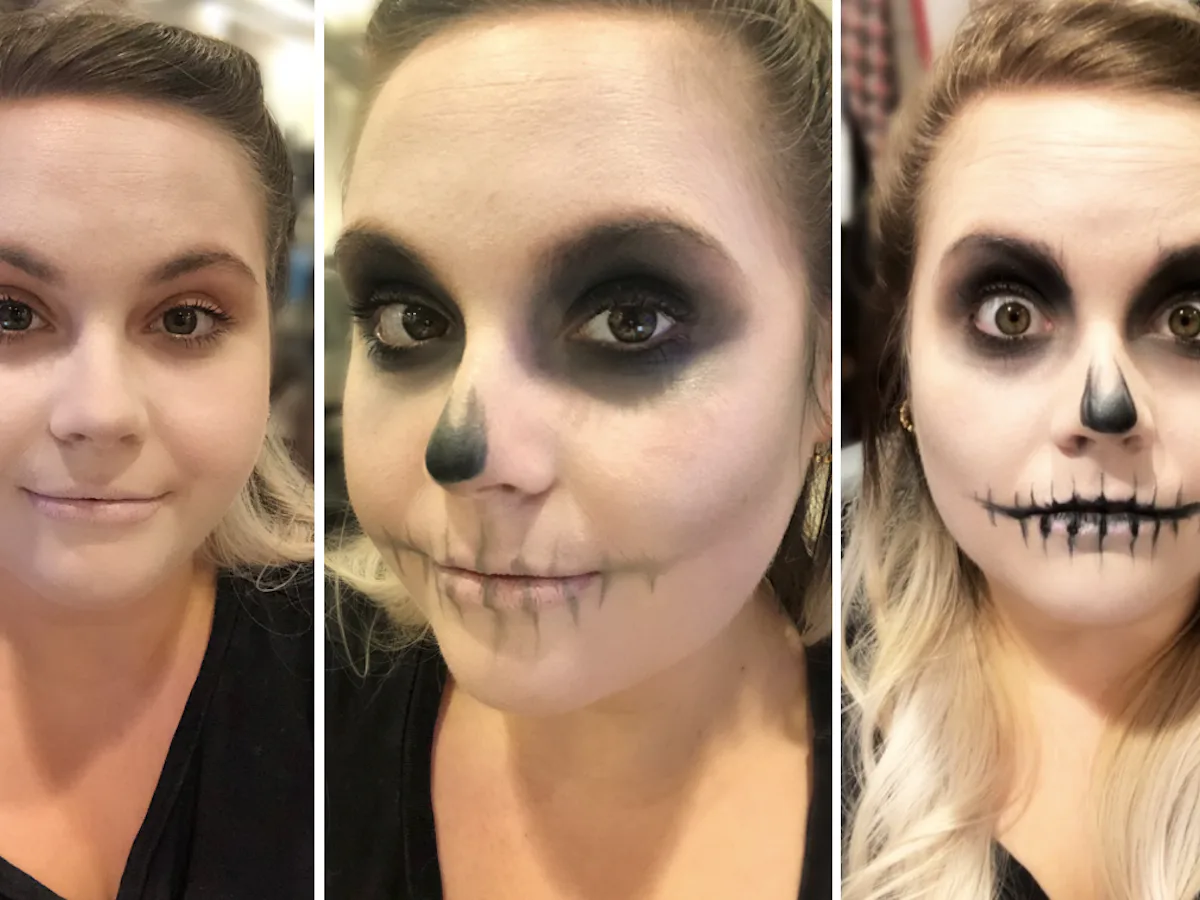 Skeleton Makeup Neck Simple: Easy Glow for Minimalist Beauty