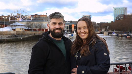 Jon and Rachel from '90 Day Fiance' posing for a photo