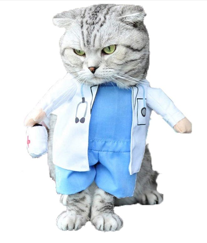 Mikayoo Doctor Costume For Cats & Dogs