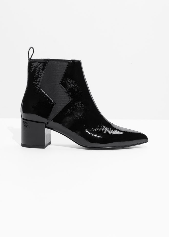 Patent Leather Boots