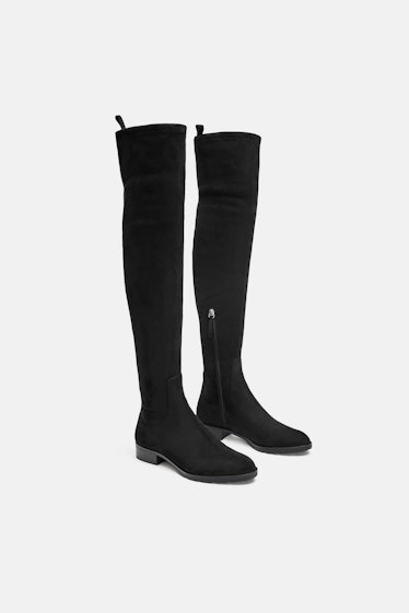 Flat Heeled Over-The-Knee Boots