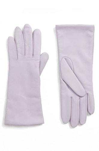 Halogen® x Atlantic-Pacific Cashmere Lined Leather Gloves 