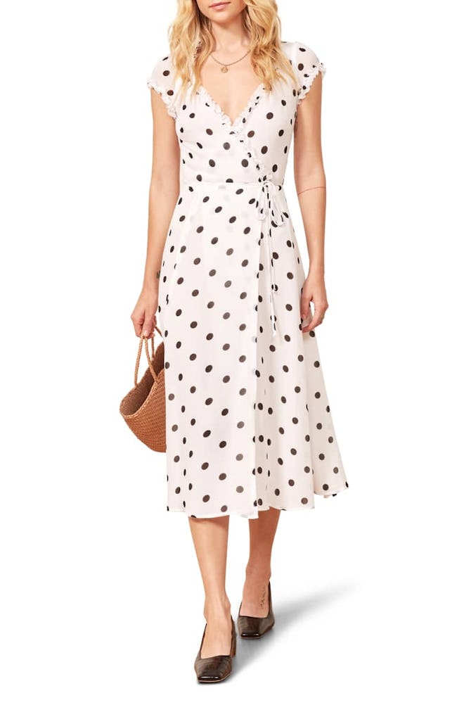 Gwenyth Polka Dot Wrap Dress