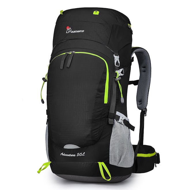 Mountaintop 50L Hiking Backpack With Rain Cover