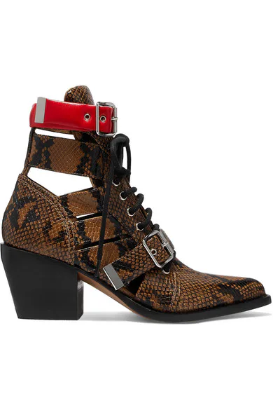 Net-A-Porter’s Chloe Capsule Has Snakeskin Boots You Can Wear In The Snow