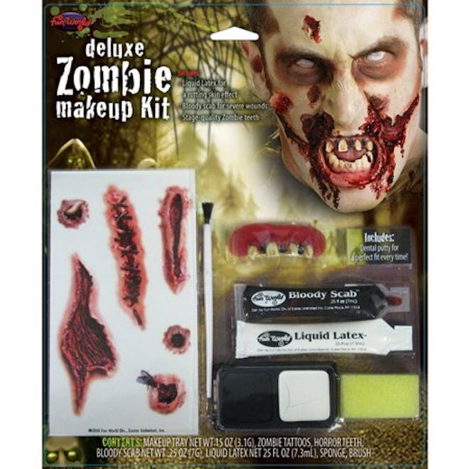 Zombie Deluxe Kit Halloween Makeup