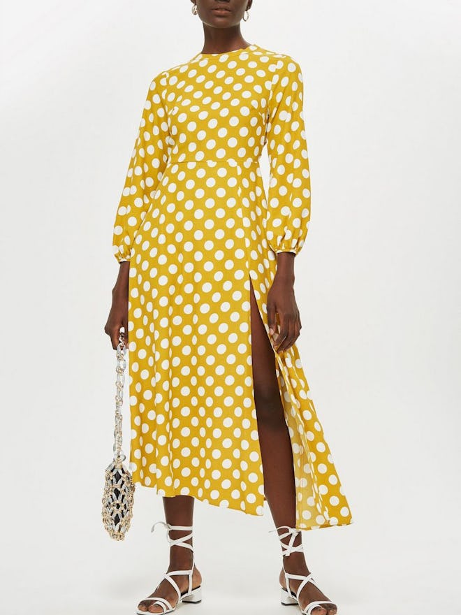 Polka Dot Midi Dress