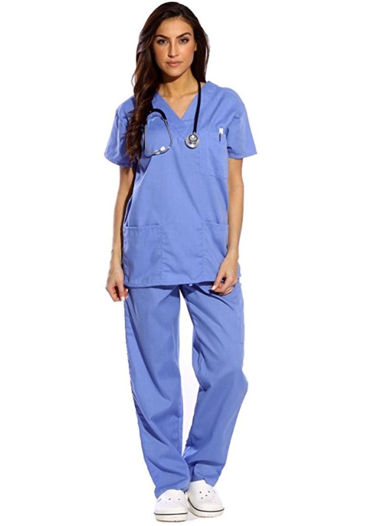 Just Love Women's Scrub Sets Six Pocket Medical Scrubs (V-Neck Cargo Pant)