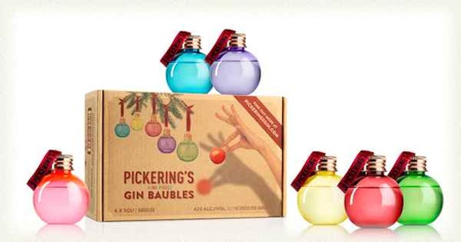 Pickering's Gin Christmas Baubles 