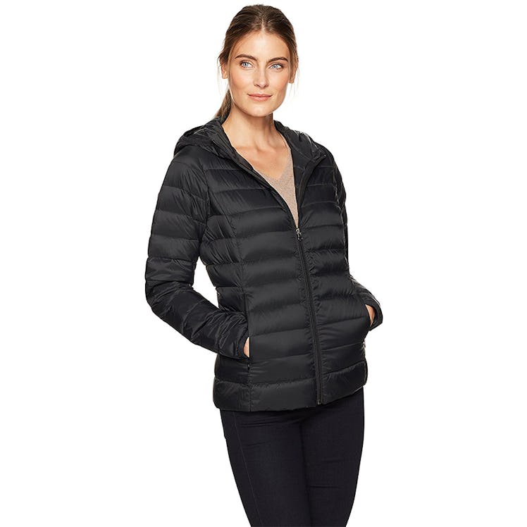 Amazon Essential's Women's Hooded Down Jacket