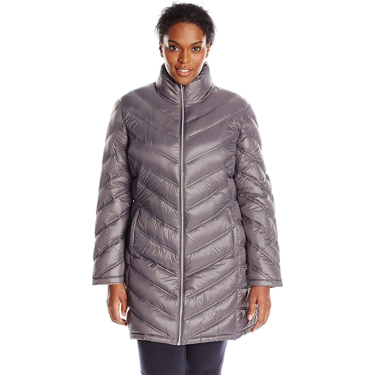 Calvin Klein Women's Plus-Size Down Coat