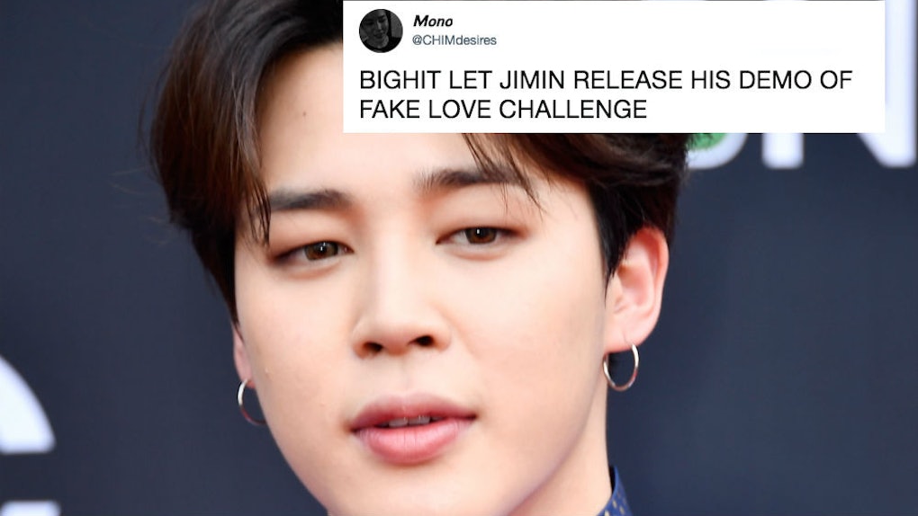 This Video Of Jimin S Demo Of Fake Love Has Bts Fans Demanding This Video Of Jimin S Demo Of Fake Love Has Bts Fans Demanding