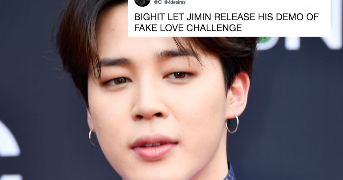 This Video Of Jimin S Demo Of Fake Love Has Bts Fans Demanding He Release It On Twitter