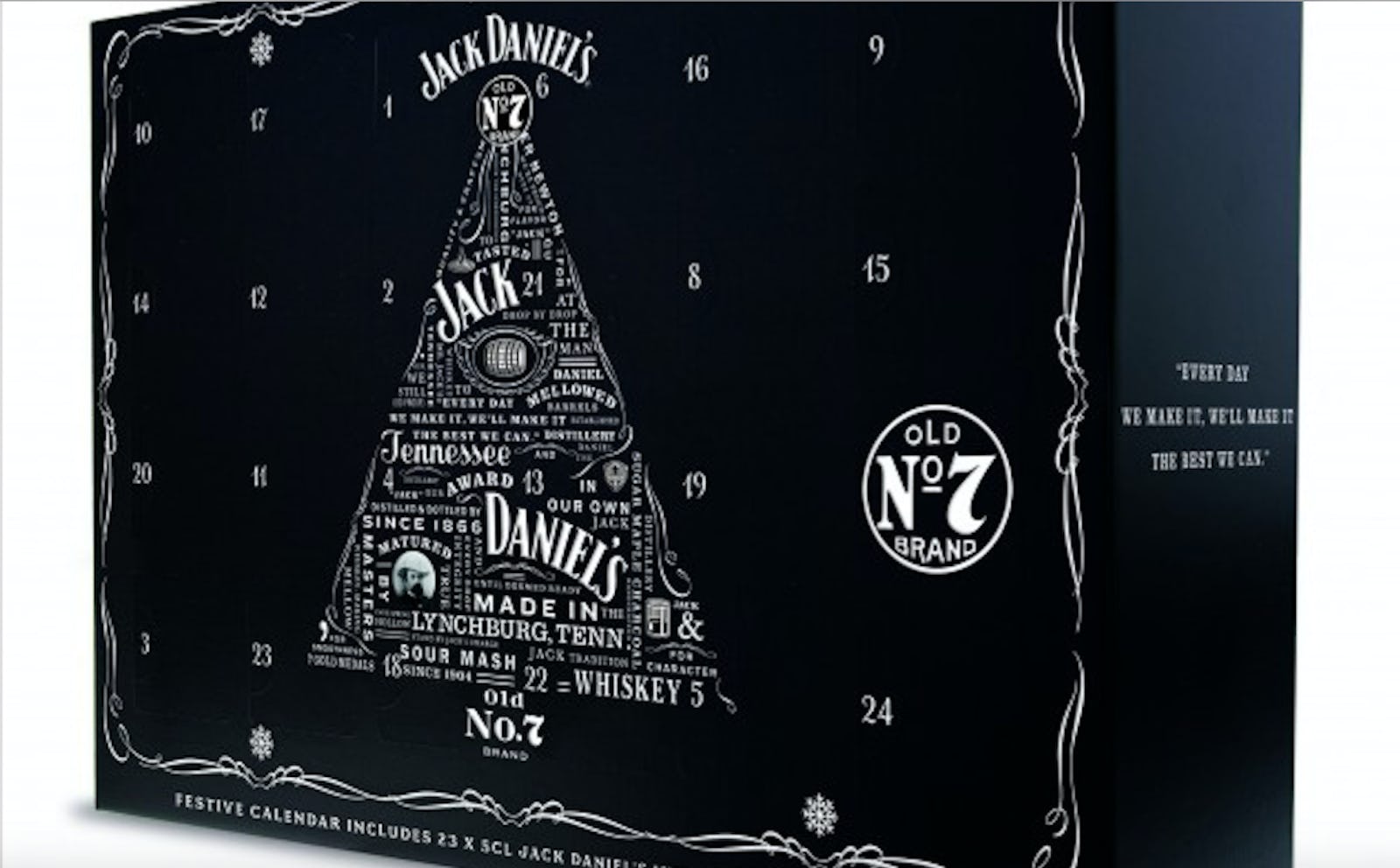 This Jack Daniel's Whiskey Advent Calendar Comes With Minis In 5