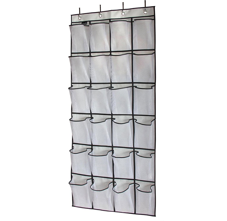 Shoe Racks Home Garden 30 Pair Cream Over The Door Shoe Rack Organiser Storage Shelf Hanger Ppdb Sman1rowokele Sch Id