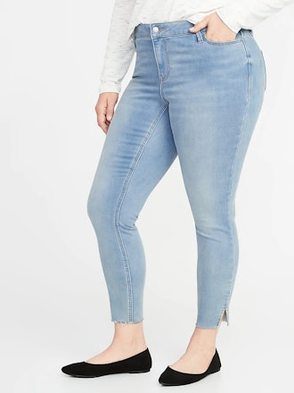 High-Rise Built-In Warm Rockstar Super Skinny Plus-Size Jeans