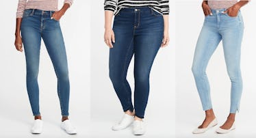 Womens fleece lined 2024 jeans old navy