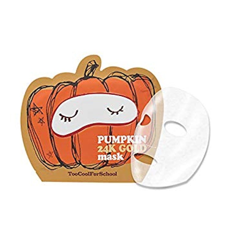 Too Cool For School Pumpkin 24K Gold Sheet Mask
