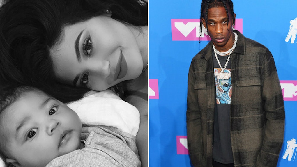 These Photos Of Kylie Jenner Travis Scott Stormi Pumpkin Picking Are Too Adorable