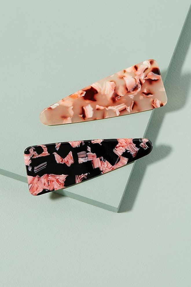 Pack of Two Tortoiseshell Hair Clips