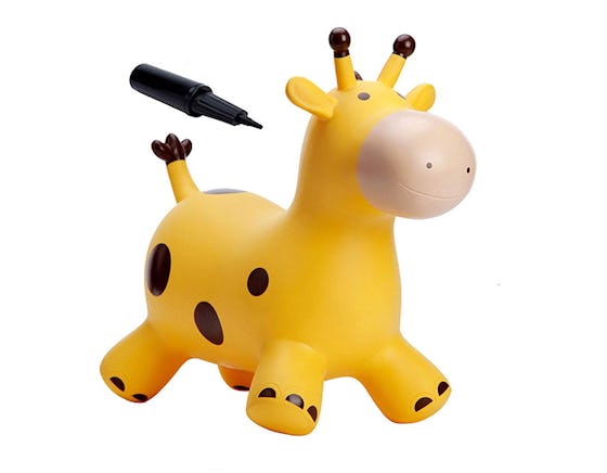 HappyHopperz Ride-On Bouncy Gold Giraffe (1+)