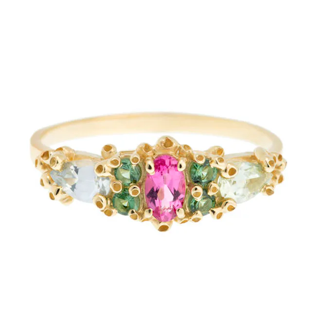 Coloured Ruta Rings 12 Colorful Engagement Rings For The Non-Traditional Bride