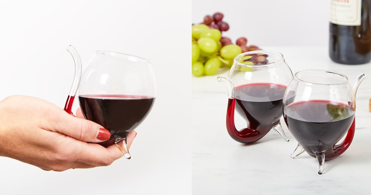 Firebox's Wino Sippo Glasses Are Basically A Sophisticated Sippy Cup For  Wine