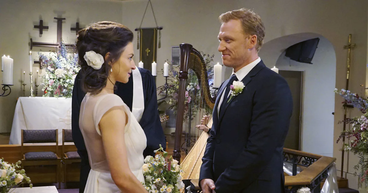 amelia's wedding dress grey's anatomy Every Major Grey's Anatomy Wedding, Ranked By How Romantic They Were
