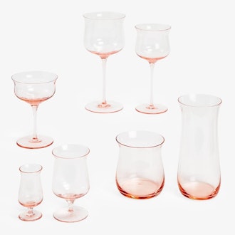abcDNA Simile Crystal Glasses Pink
