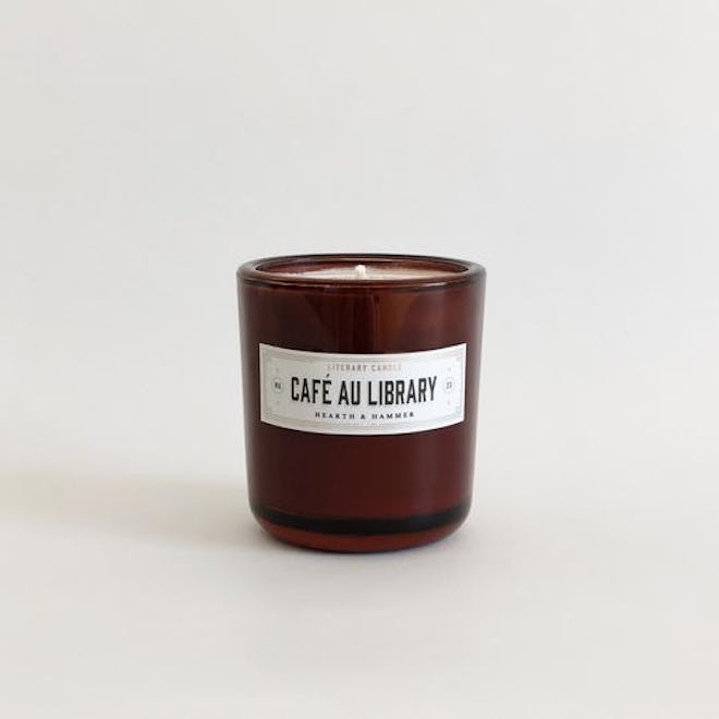 Café Au Library Candle