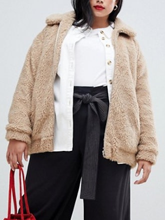 New Look Teddy Faux Fur Bomber