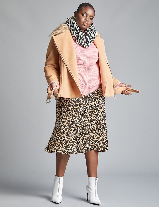 Leopard Midi Skirt