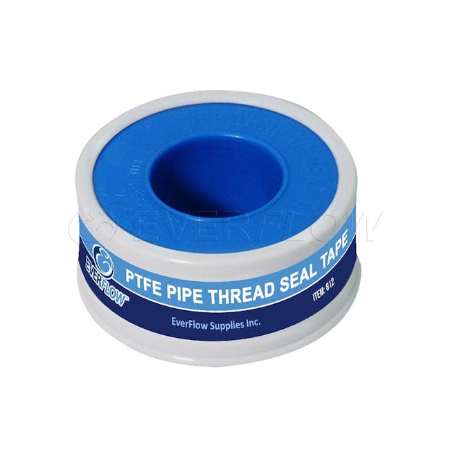 Everflow 812 PTFE Thread Seal Tape for Plumbers, White 3/4 Inch x 260 Inch