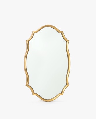 Golden Wavy Frame Mirror