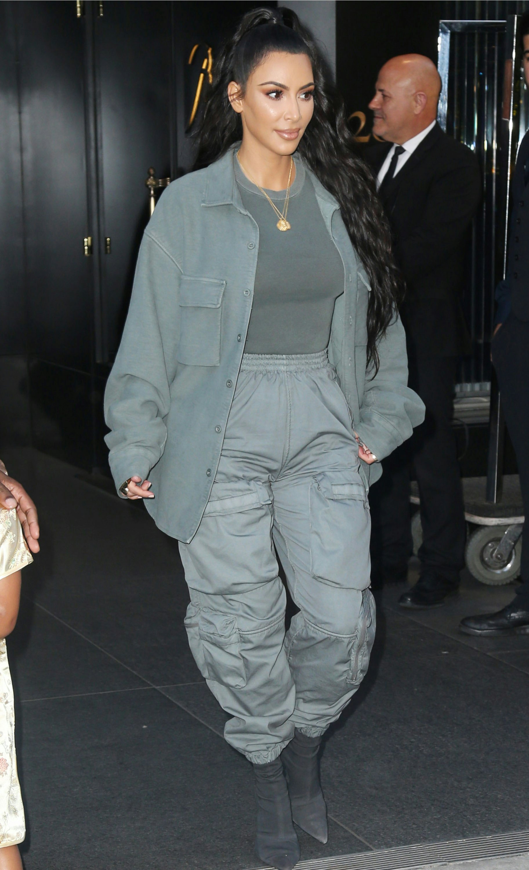 Kim Kardashian Grey Joggers