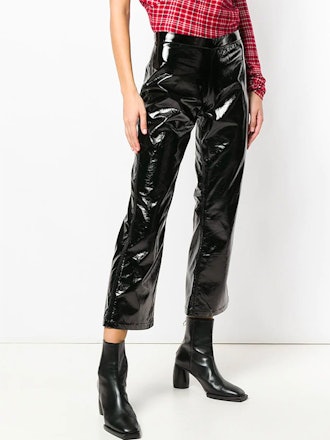 PVC Cropped Trousers