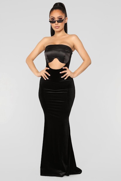 Carys Bell Sleeve Dress - Black, Fashion Nova, Dresses