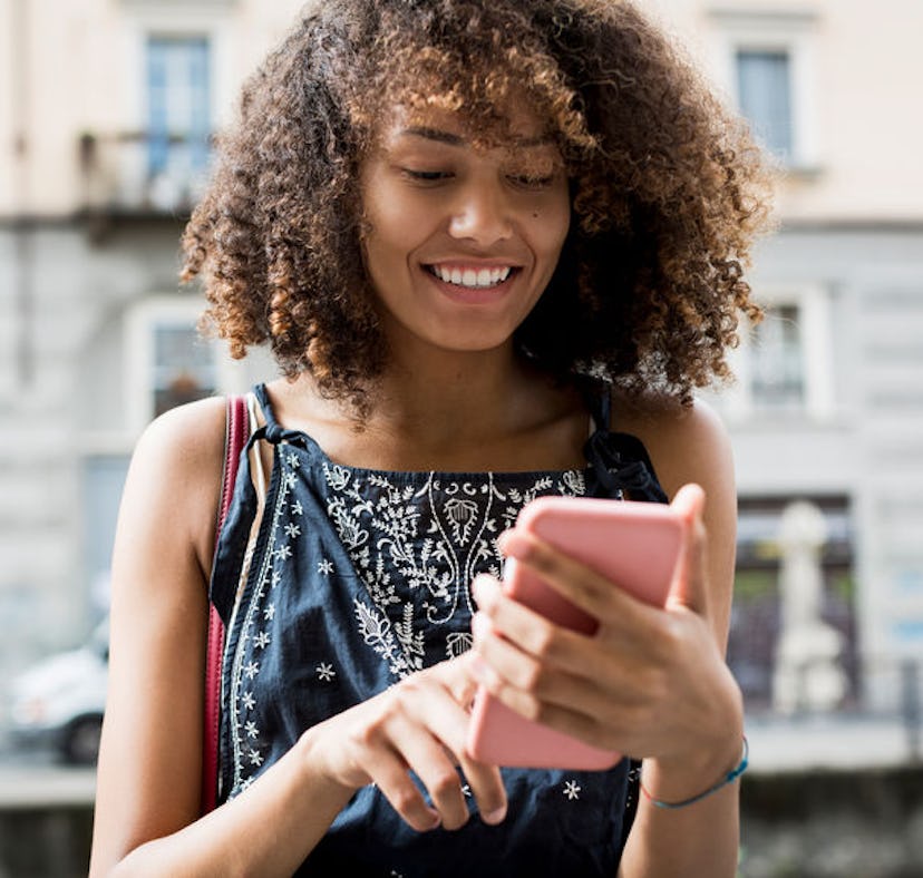Sending a text can get the ball rolling on a conversation again after a date.