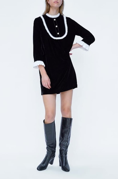 Olivia Wilde S Pink Dress Lavender Boots Will Convince You To Channel The 60s