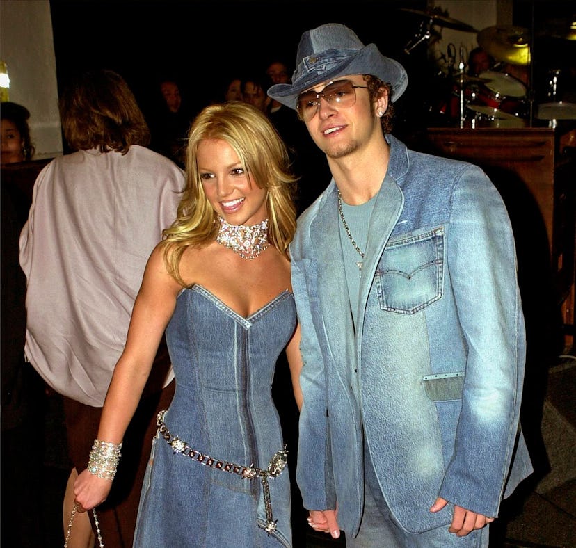 Halloween costume with jeans: Britney Spears and Justin Timberlake