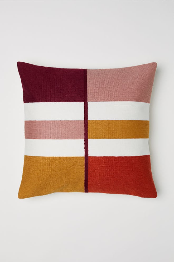 Color-Block Cushion Cover