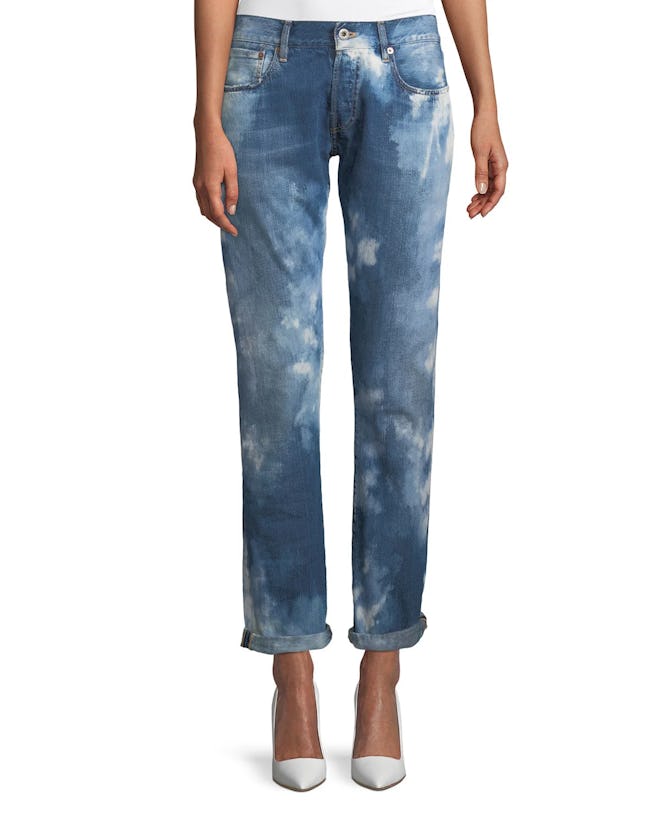 Ralph Lauren Collection Mid-Rise Straight-Leg Coastal Denim Jeans