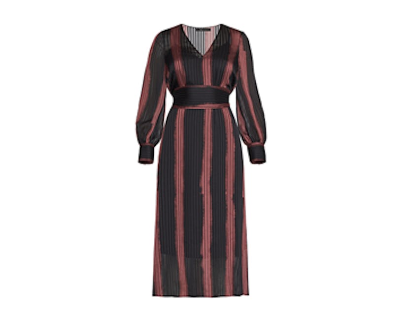 Ombre Stripe Shift Dress