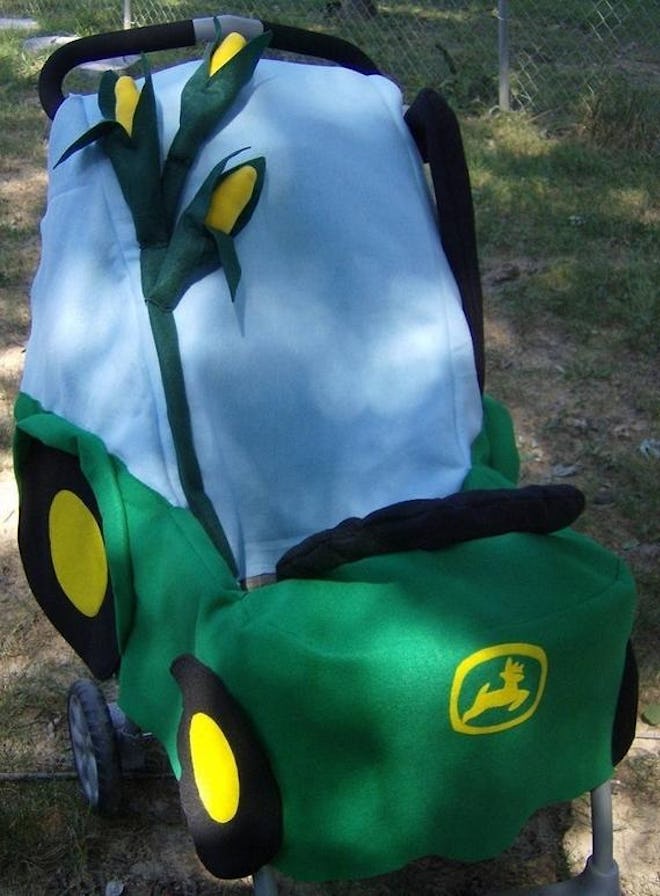 John Deere Tractor Stroller Costume for Trick and Treating or Halloween Party