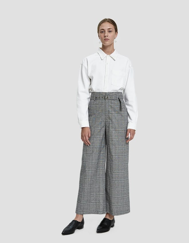 Stelen Swann Plaid Wide Leg Pant