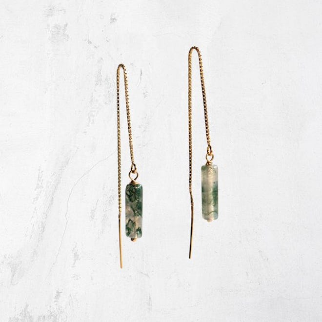 Oh Little Foxes - Gemstone Threader Earring