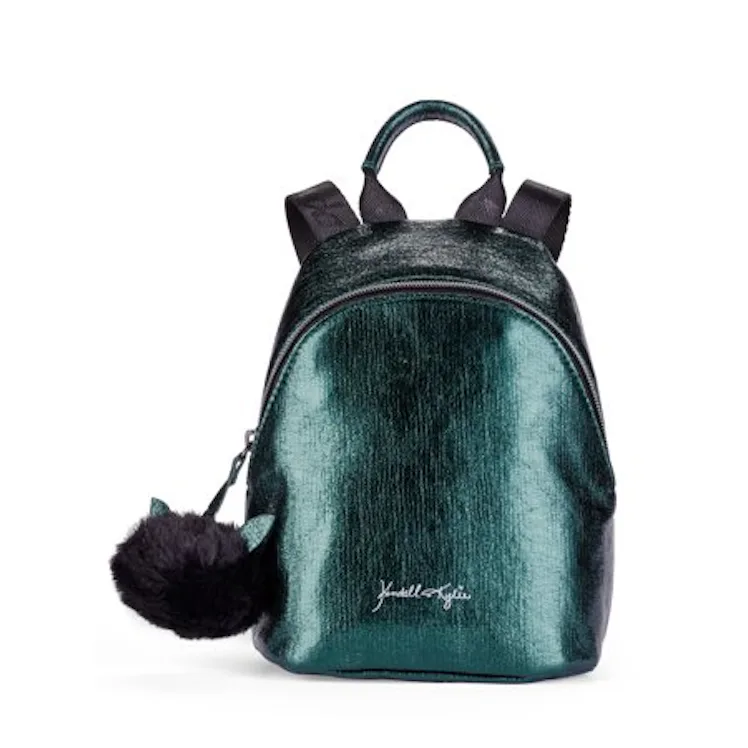 kendall and kylie holly mini backpack Real Mink Black Itsza Minky fur (polyacrylic) eyelashes Backpack Kendall + Kylie Mini