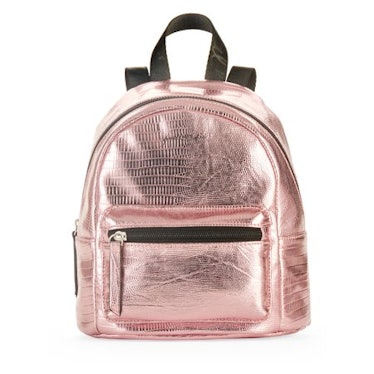 Kendall + Kylie For Walmart Pink Metallic Snake Backpack