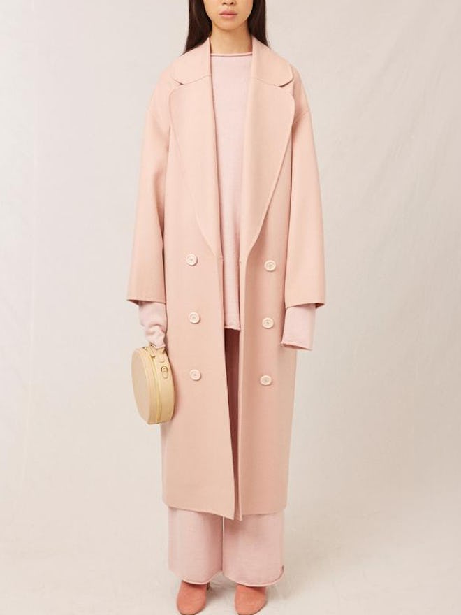 Wool Cashmere Oversized Coat